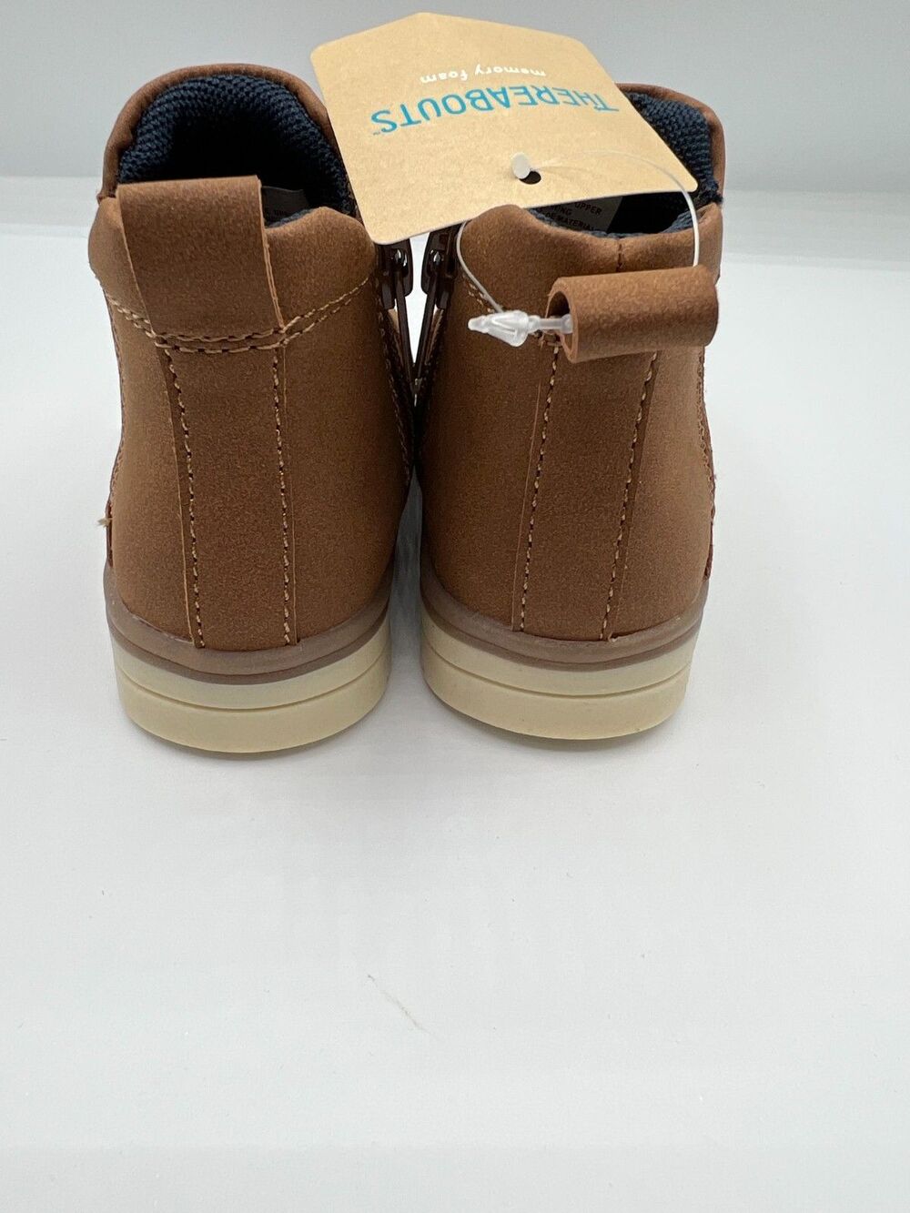 Thereabouts TH Lil Jack Toddler Chelsea Boots Tan Size 5M Side Zip NWT - Picture 5 of 9